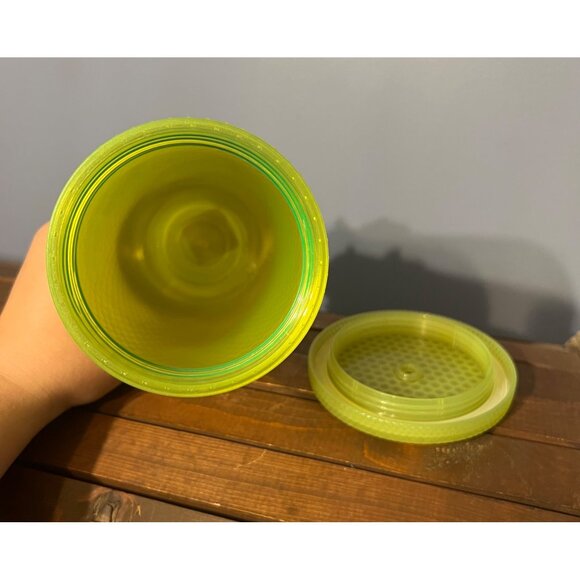 Starbucks Venti 2022 Halloween Lemongrass Studded Glow In The Dark Cup No‎ Straw - Picture 6 of 7